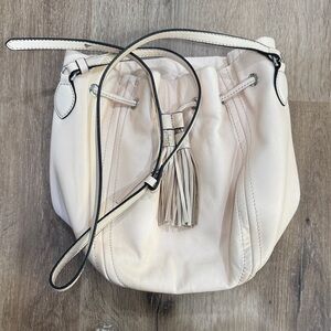 J. Crew Cream Shoulder Bag